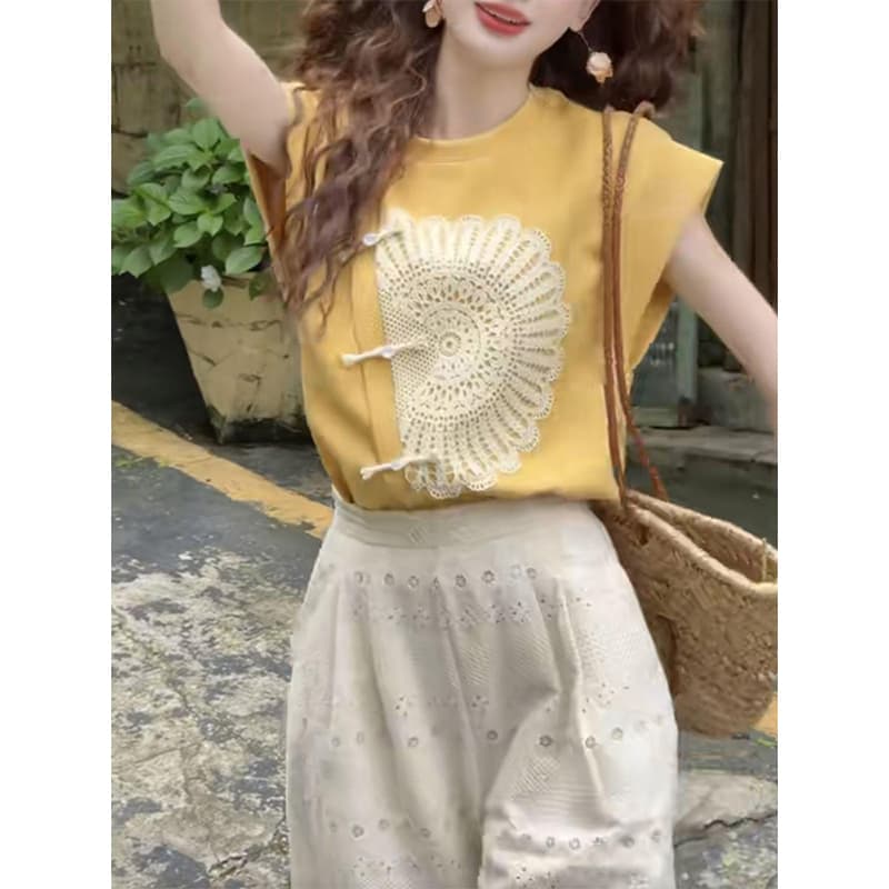 다용도 디스플레이 화이트 넓은 다리 캐주얼 바지 여자 2026 여름 새로운 루즈핏 핏 스타일 일상 거리 밖 편안함 느슨함 센스 이미지 3