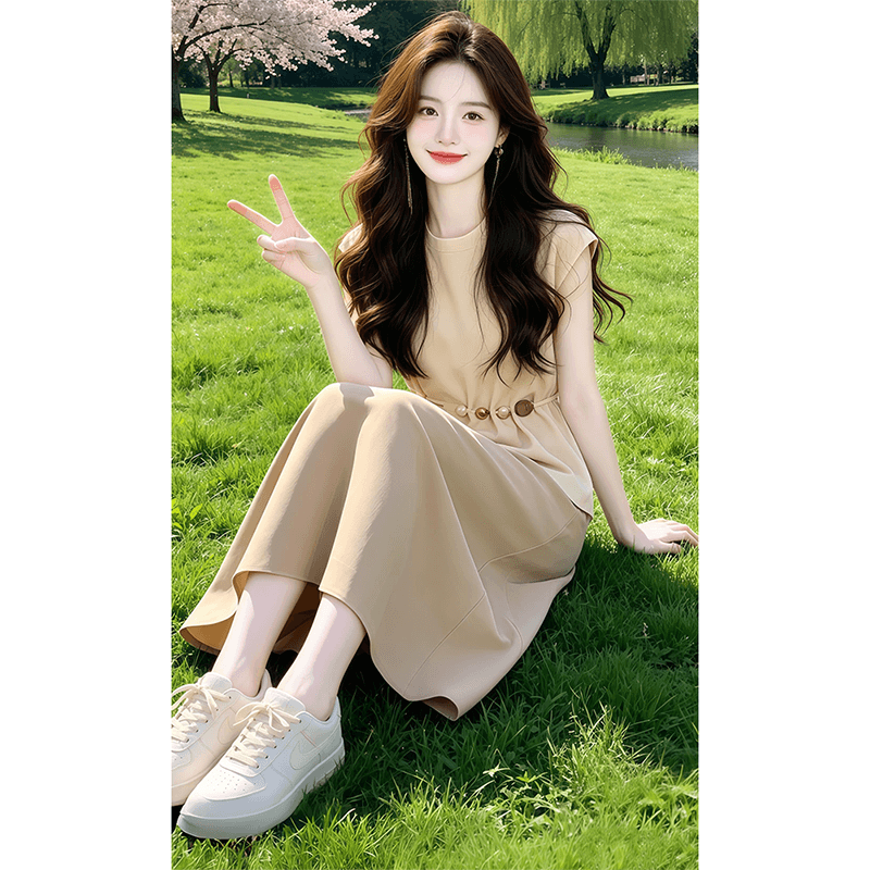 로얄 자매 품격 전체 집합 ootd 착용 가져 가라. 세트 여성 여름 2026 새로운 작은 키 고급 센스 두 조각 치마 이미지 2