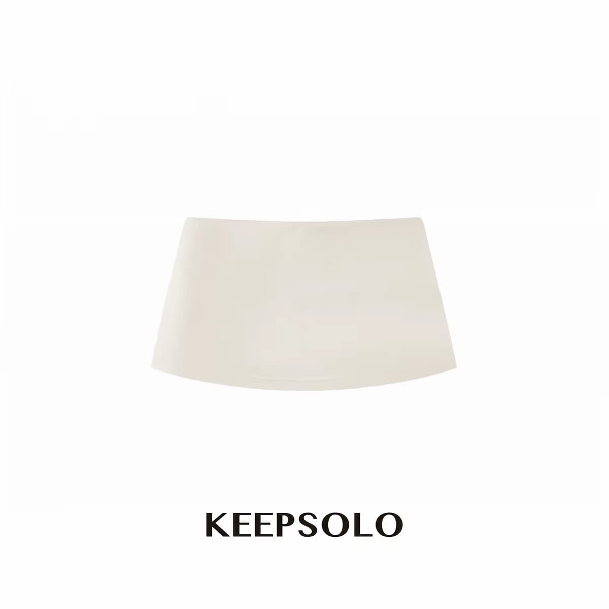 keepsolo 클래식 다용도 안개 얼굴 아세트산 공단 센스 mini 치마바지 이미지 2