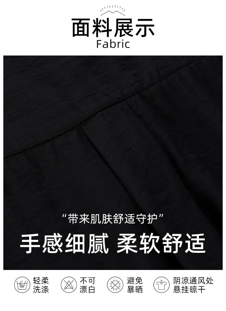 실사 2026 여름 새로운 빅 사이즈 지방 mm 연령 감소 슬림해 보이는 디자인 센스 V 넥 셔츠 다용도 품격 작은 셔츠 상세 이미지 11