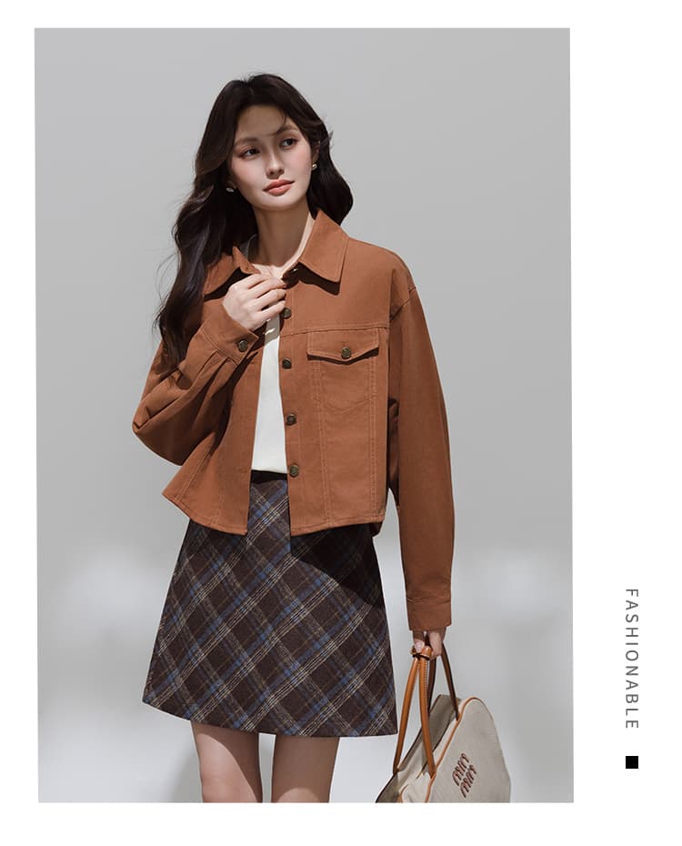 실사 아메리칸 데님 여성 코트 봄 가을 레트로 쇼트 스타일 작은 키 2026 새로운 루즈핏 오픈 가디건 얇은 맨위 상세 이미지 13