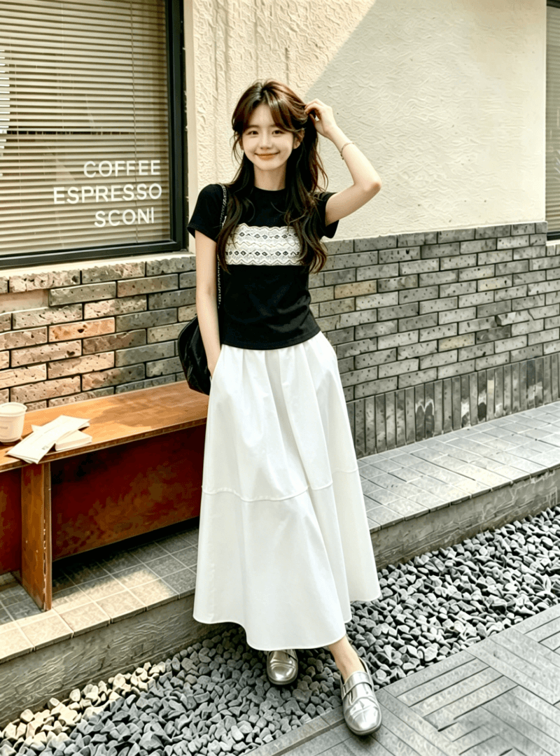 여성 드레스 2026 새로운 여름 그레이트 과소 평가 요리 한 작은 대중 아니요 명중 섹션 관대 한 점잖은 착용 가져 가라. 전체 집합 이미지 4