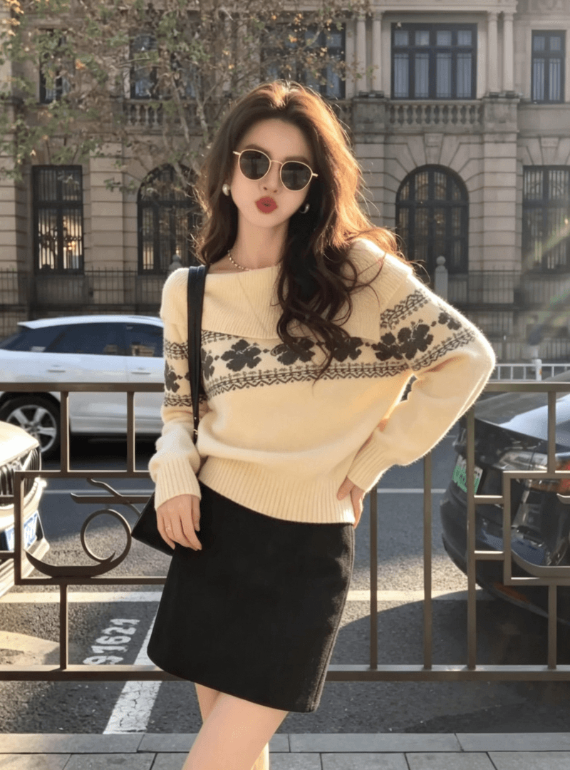 2026 새로운 외국 가스 Chic 고유 한 작은 맨위 고급 센스 치마 미니 스커트 가을 겨울 상세 이미지 8