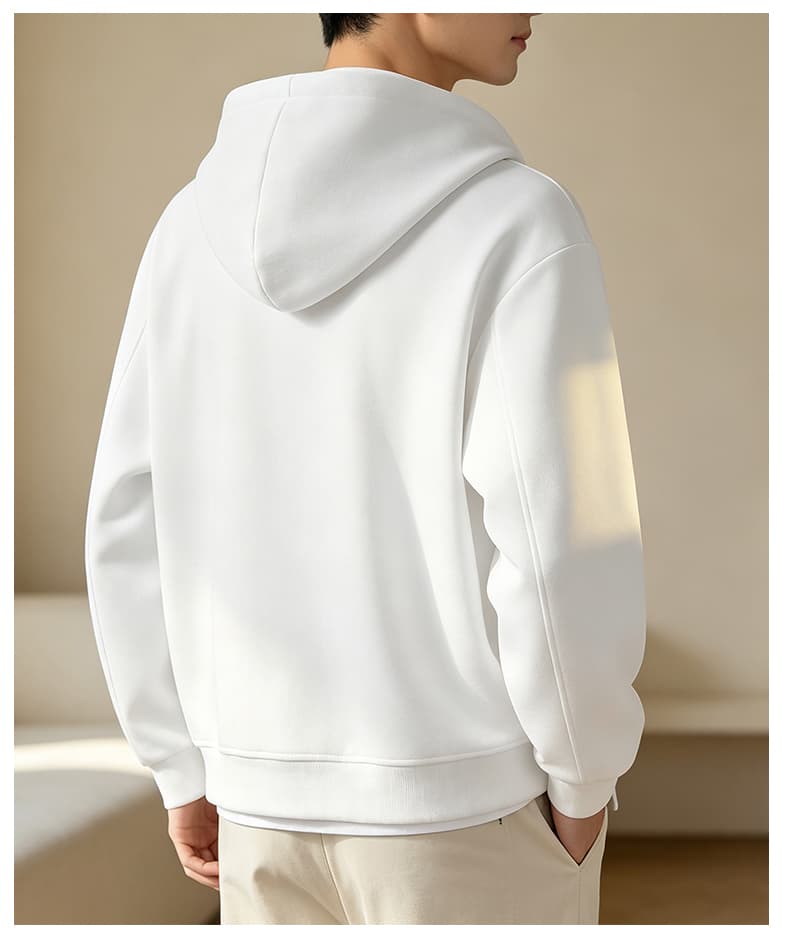 가을 겨울철 새로운 남성 후드티 후아 면 오픈 가디건 후드티 남자 배색 후드 재킷 패션 트렌드 다용도 재킷 상세 이미지 18