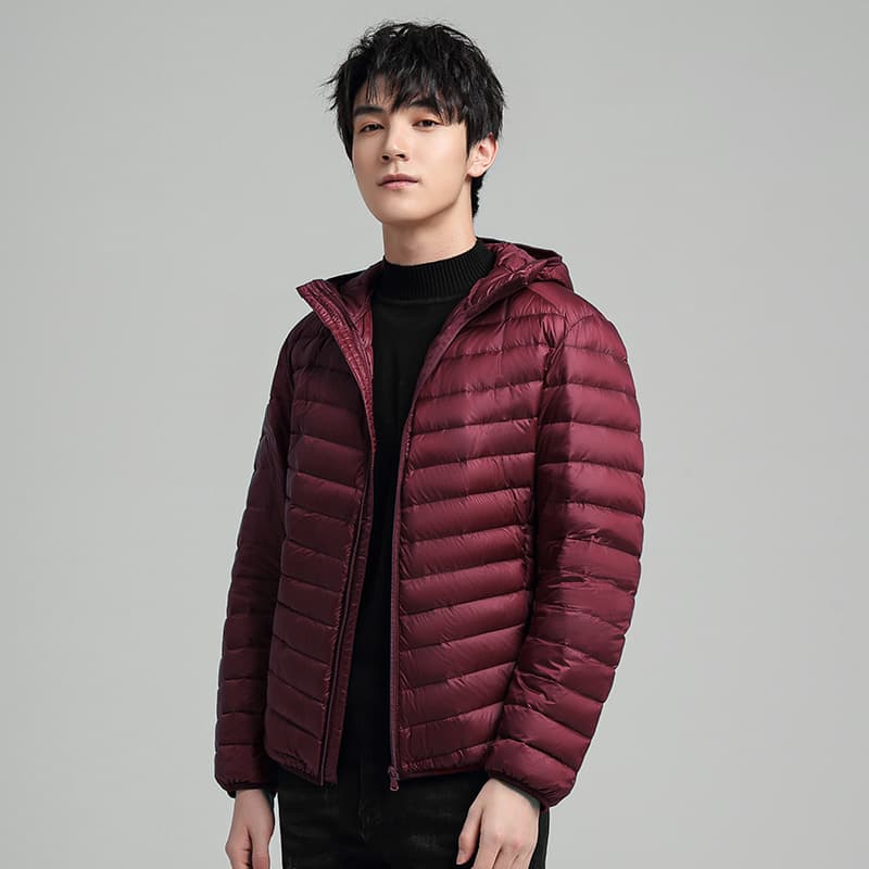 2026 새로운 겨울 경량 후드 국가 표준 실행 금액 데이터 섹션 패션 캐주얼 다용도 후드 다운 재킷 이미지 2