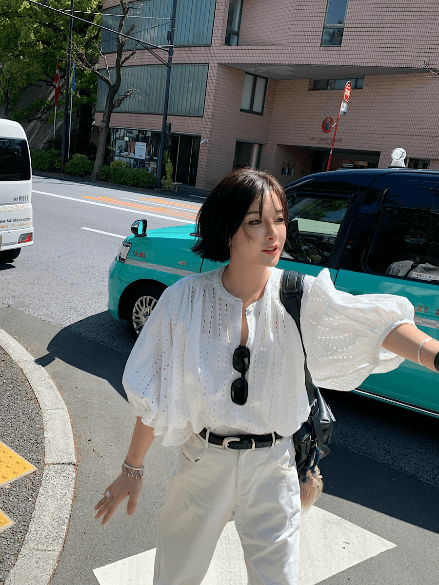있음 밖으로 한국 스타일 패션 품격 다용도 실 빈 셔츠 여성 상세 이미지 20