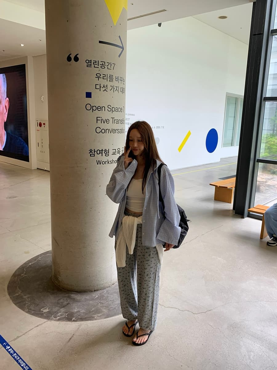 있음 밖으로 한국 스타일 레트로 체크무늬 배색 루즈핏 캐주얼 편안함 통기성 후드 자외선 차단 셔츠 상세 이미지 37