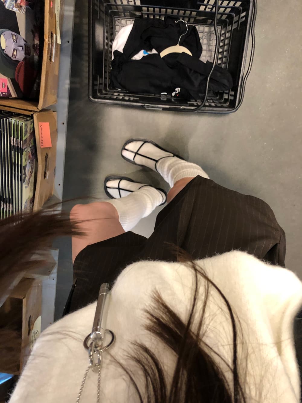 있음 밖으로 한 부서 3 차원 명중 Pleat 정장 반바지 저항 주름 프로필 모양 세로 줄무늬 정장 바지 여성 상세 이미지 36