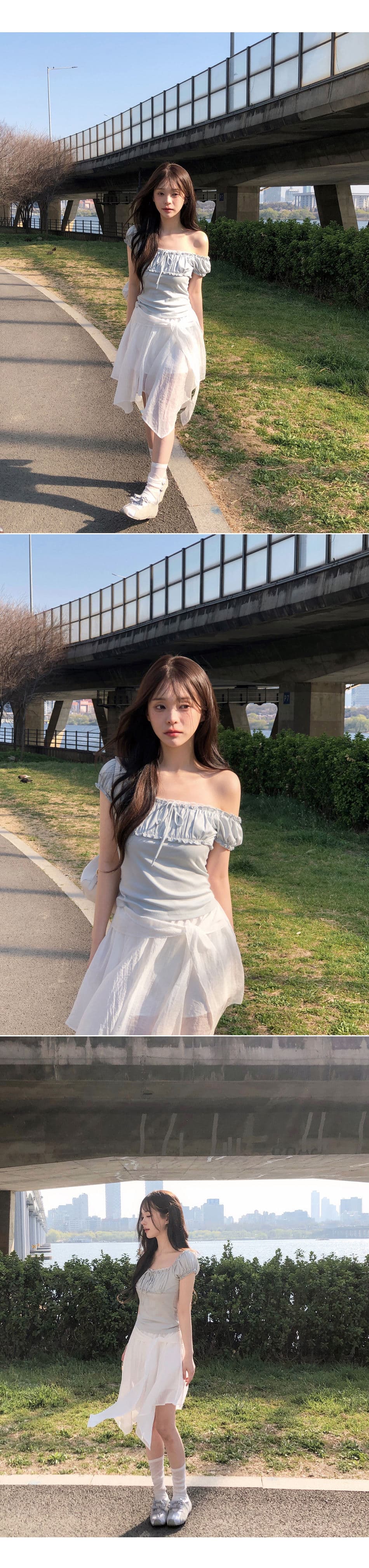 있음 선적 프랑스식 소녀 부드러운 바람 슬림해 보이는 품격 주름 레이스 레이스 몸매 가꾸기 티셔츠 상세 이미지 18