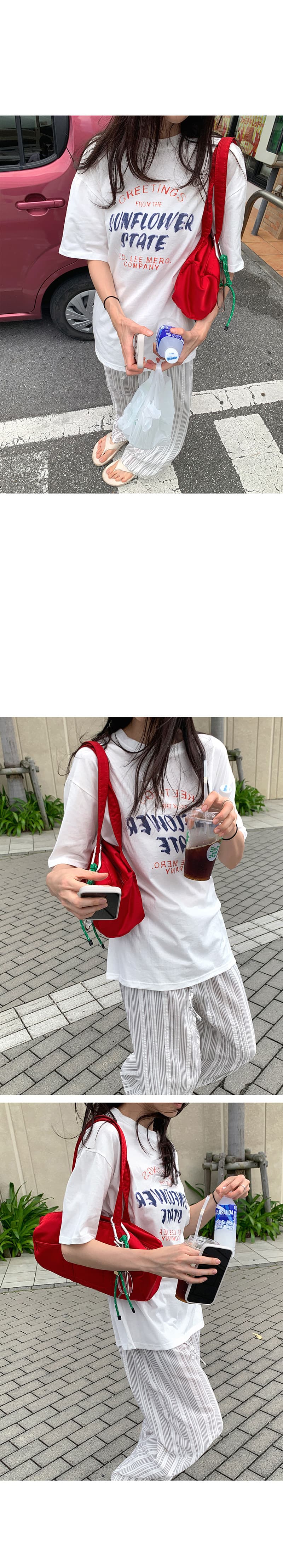 있음 밖으로 한국 스타일 연령 감소 느긋한 바람 슬림해 보이는 프로 피부 통기성 스트라이프 캐주얼 펌프 로프 바닥 청소 긴 바지 여성 상세 이미지 38