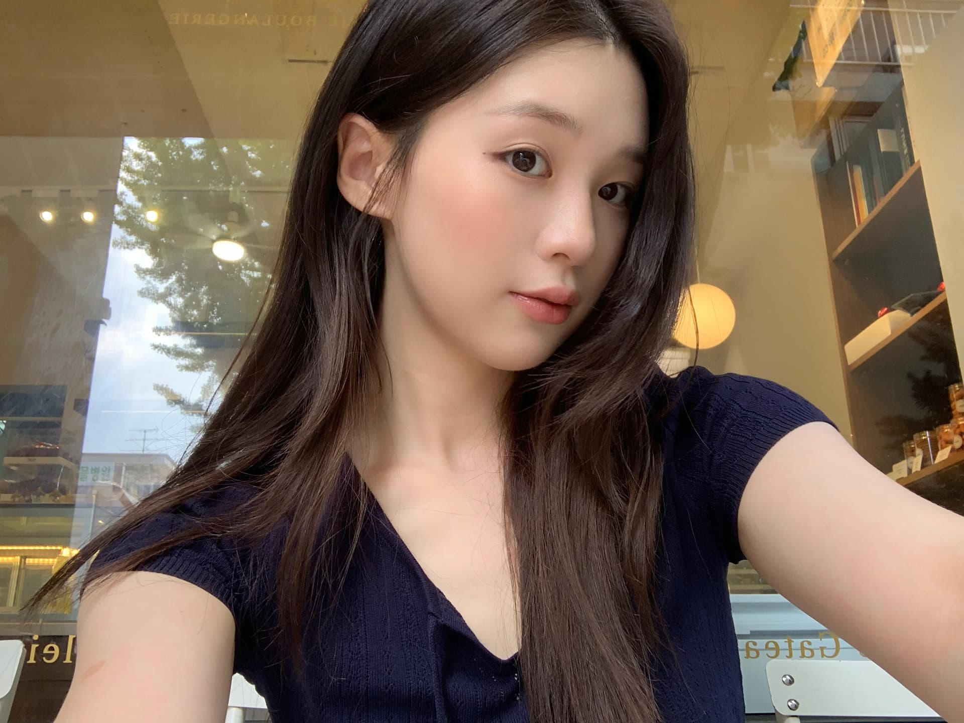 프랑스식 실 빈 반팔 니트 티셔츠 한국 스타일 디자인 센스 다용도 얇은 스타일 니트 스웨터 맨위 여성 상세 이미지 35