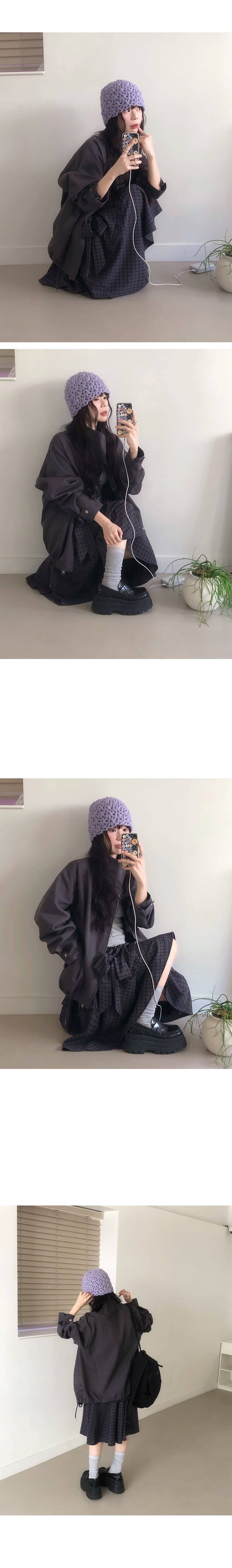 한국 스타일 레트로 다용도 워크웨어 바람 캐주얼 프로필 모양 스탠드 칼라 재킷 재킷 재킷 여성 상세 이미지 3
