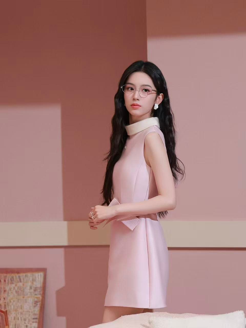 주 또한 같은 단락 민소매 조끼 여성 드레스 여름 품격 몸매 가꾸기 허리 수축 치마 고급 센스 한 마디 미니 스커트 상세 이미지 2