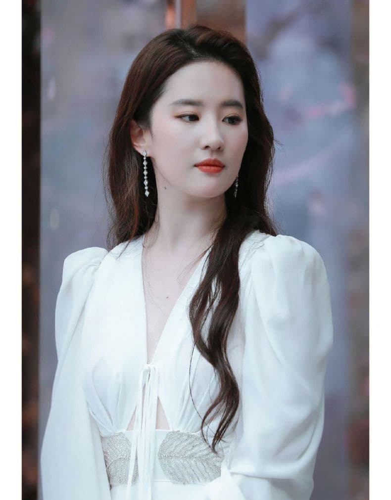 스타 리우 또한 필리핀 같은 단락 플리츠 프릴 나비 매듭 프린트 드레스 해변가 휴가 달리 롱 스커트 여성 상세 이미지 2