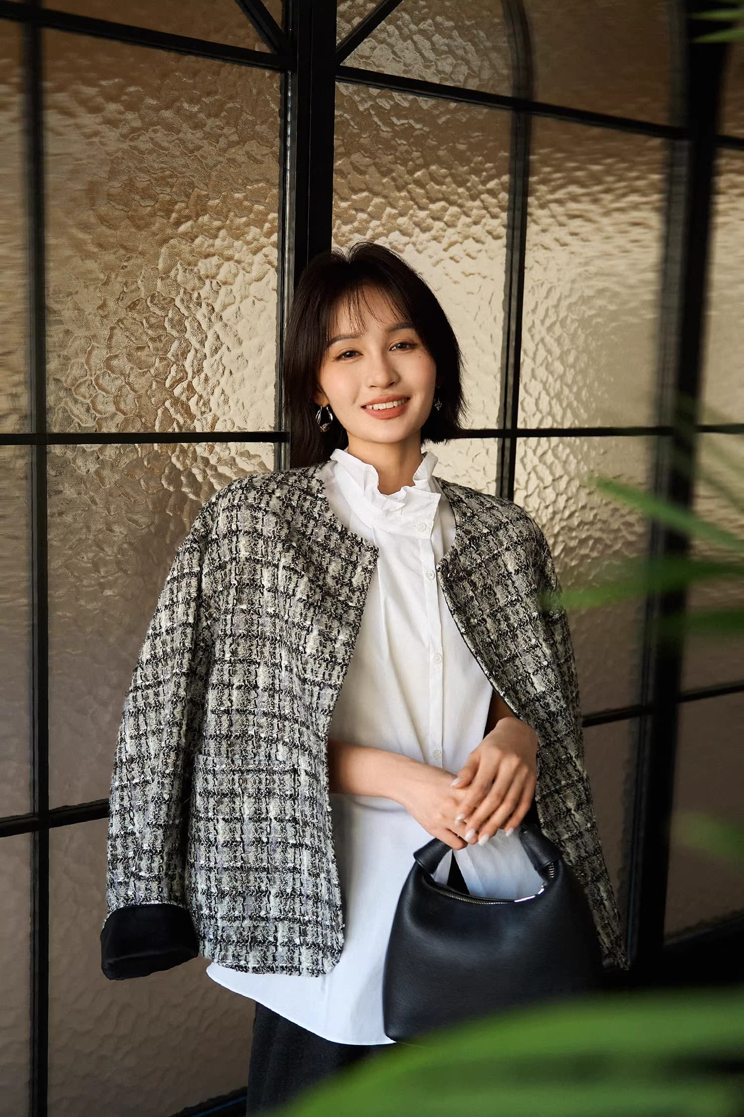 캡슐 시리즈 제로 압력 셔츠 디자인 센스 출퇴근 수 있습니다. 스택 착용 스탠드 칼라 민소매 셔츠 26 봄 の 상세 이미지 22