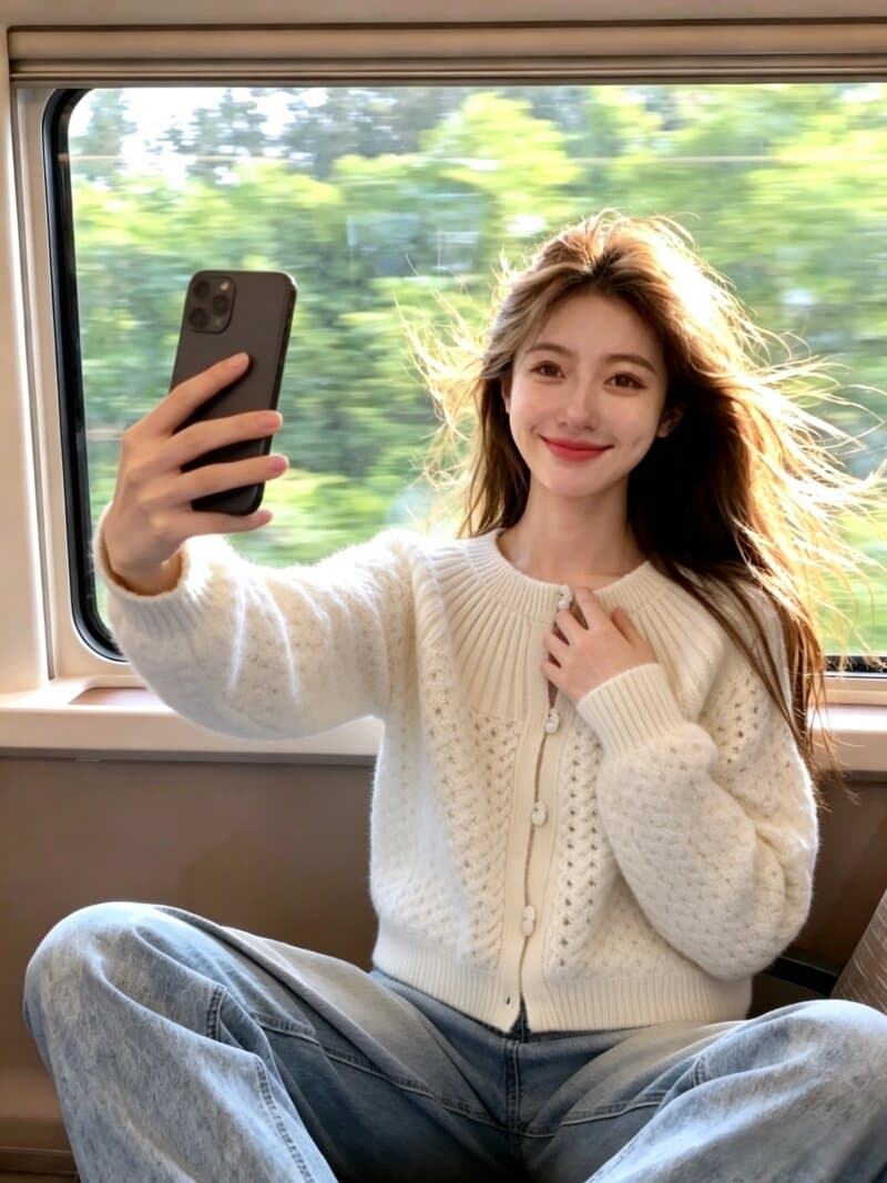 보존 섹션 추천 홀로우 아웃 라운드 넥 긴팔 니트 오픈 가디건 여성 가을 새로운 고급 센스 슬림해 보이는 외부 가져 가라. 스웨터