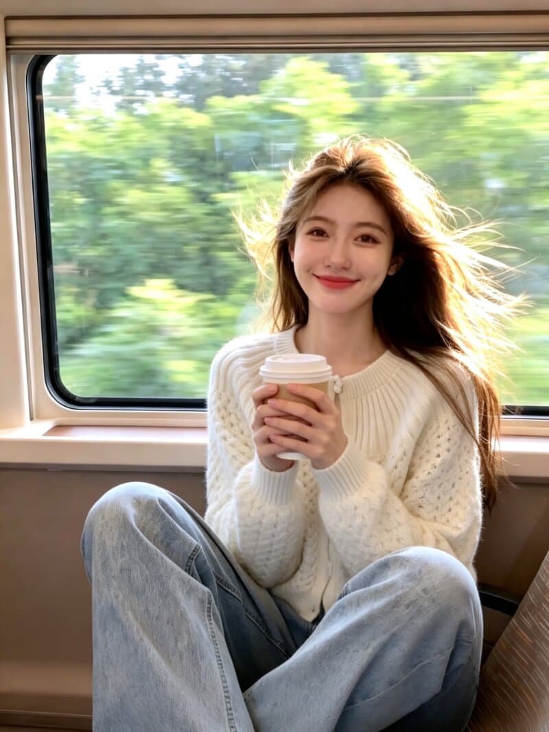 보존 섹션 추천 홀로우 아웃 라운드 넥 긴팔 니트 오픈 가디건 여성 가을 새로운 고급 센스 슬림해 보이는 외부 가져 가라. 스웨터 이미지 3