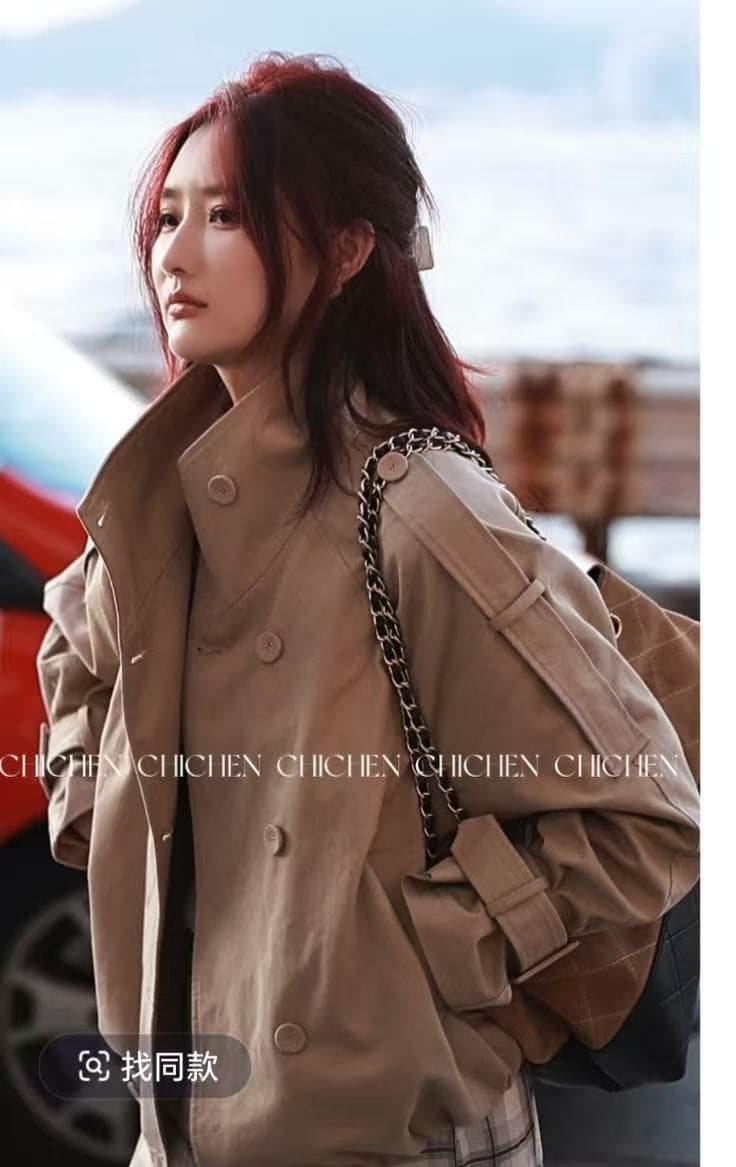 chichen-ac 재킷 순면 둘 착용 쇼트 스타일 바람막이 상세 이미지 1