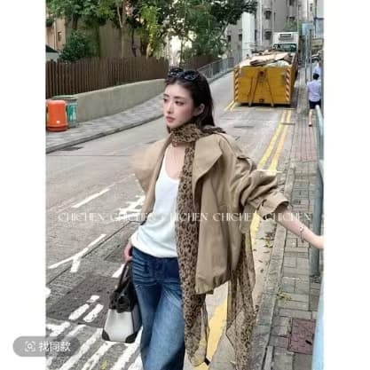 chichen-ac 재킷 순면 둘 착용 쇼트 스타일 바람막이 상세 이미지 5