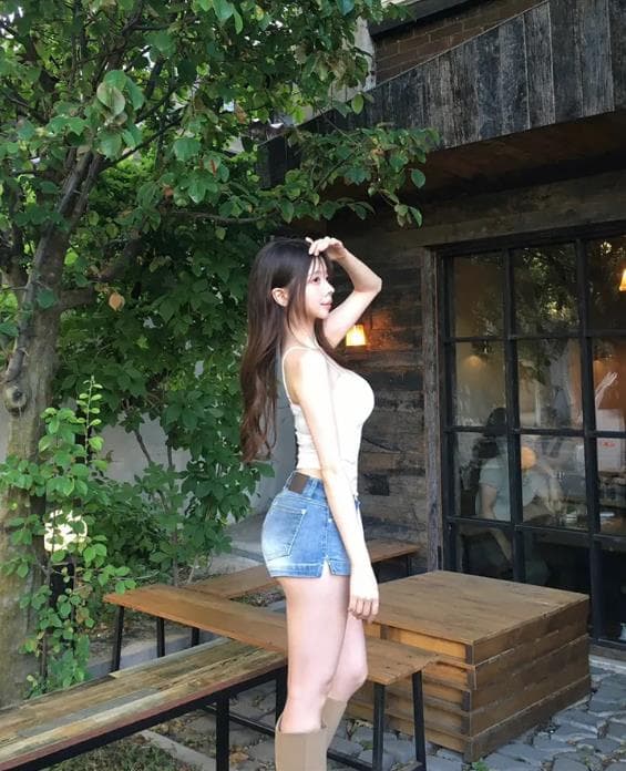 펭 넓적 다리 바지 한국 스타일 여름 새로운 워싱 연삭 화이트 로우 웨이스트 슬림해 보이는 데님 반바지 상세 이미지 3