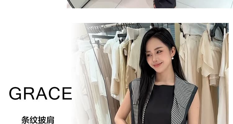 지금 2026 여름 신제품 3종 세트 임산부 민소매 중간 길이 패션 슬림해 보이는 세트 트렌디 상세 이미지 9