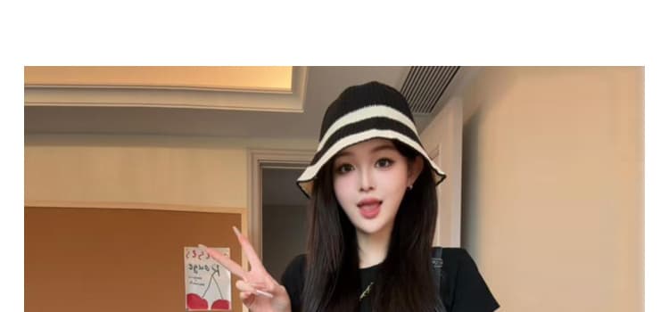 지금 2026 여름 니트 만나는 초박형 순면 전단 꽃 데님 루즈핏 멜빵 바지 임산부 패션 세트 상세 이미지 4