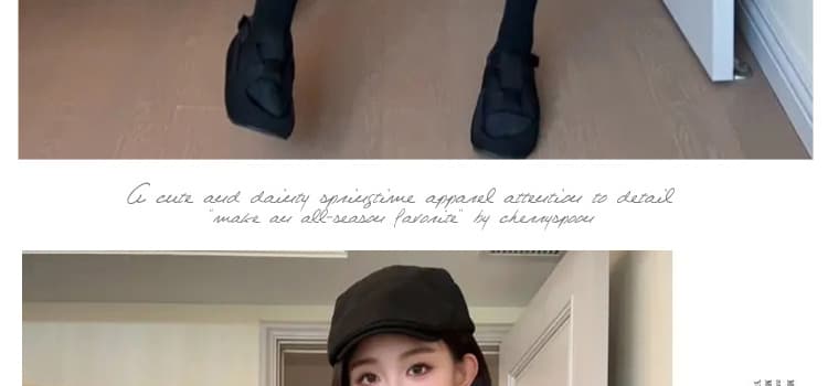 지금 2026 여름 니트 반팔 레오파드 무늬 슬립 A라인 스커트 임산부 패션 슬림해 보이는 투피스 세트 세트 상세 이미지 22