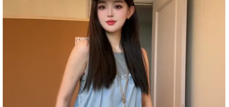 지금 2026 여름 조끼 니트 워크웨어 바람 슬립 드레스 임산부 루즈핏 슬림해 보이는 패션 투피스 세트 세트 상세 이미지 18