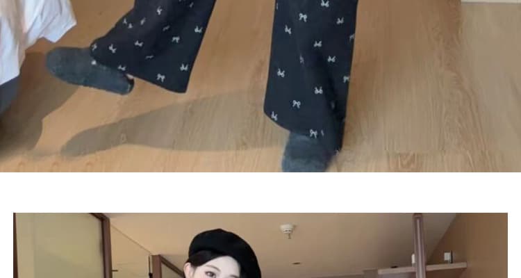 오리지널 신제품 2025 년 겨울 모직 나비 멜빵 바지 임산부 니트 만나는 멜빵 스커트 임산부 세트 상세 이미지 37