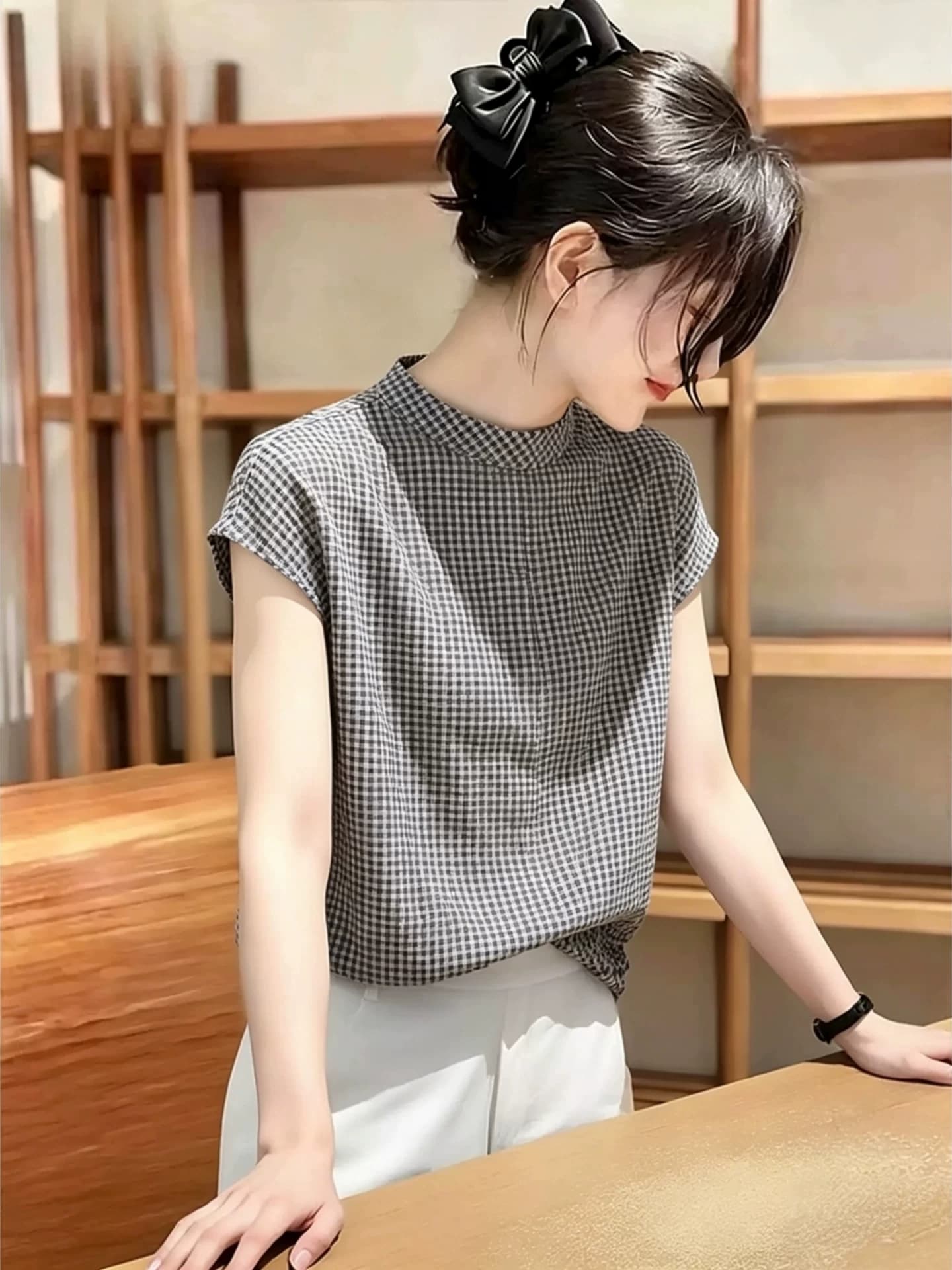 다용도 캐주얼 편안함 디자인 패션 미니멀리즘 출퇴근 유럽 상품 2026 년 여름 새로운 맨위 여성 이미지 2