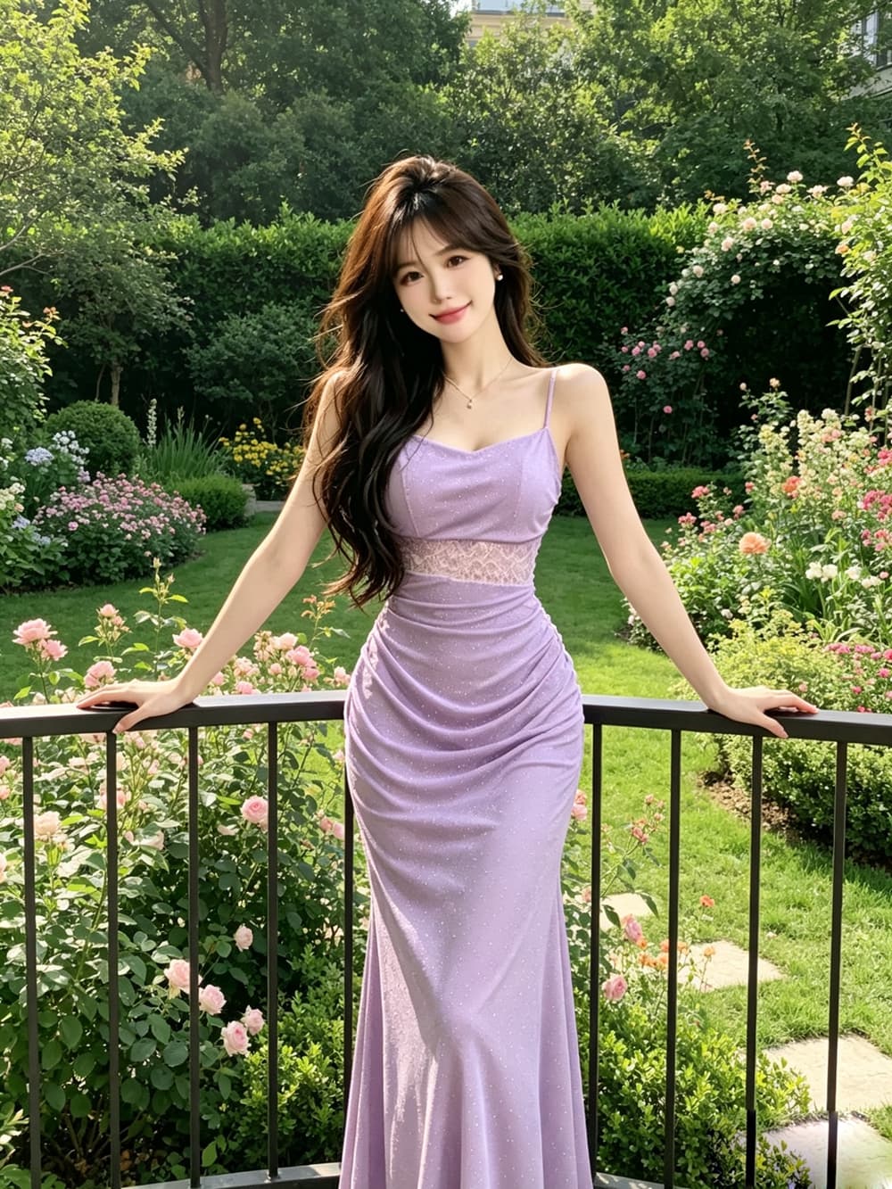 실사 섹시함 망사 핫픽스 슬립 예복 롱 스커트 허리 수축 디자인 슬림해 보이는 인어 꼬리 조끼 여성 드레스 상세 이미지 2