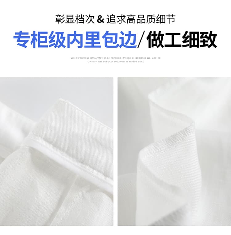 실사 2026 여름 새로운 주간 실크 아마 와이드 레그 팬츠 하이웨이스트 캐주얼 자외선 차단 얼음 실크 바지 스트레이트 바닥 청소 바지 여성 상세 이미지 38