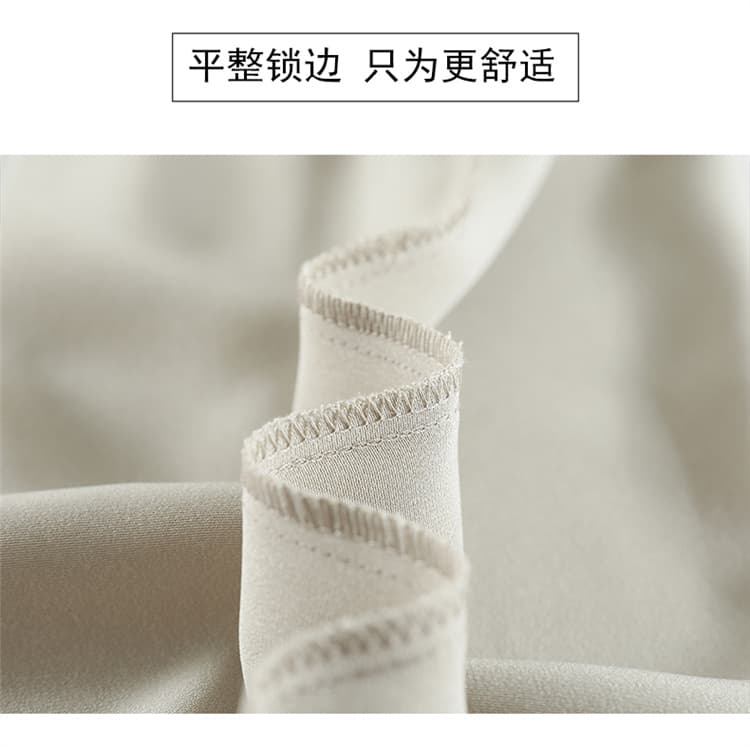 실사 2026 여름 새로운 새틴 얼음 실크 부츠컷 바지 하이웨이스트 아세트산 넓은 다리 캐주얼 바지 바닥 청소 바지 여성 상세 이미지 32