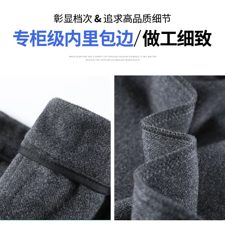 실사 2026 가을 새로운 모직 바지 스트레이트 좁은 에디션 와이드 레그 팬츠 털이 있는 하이웨이스트 9 포인트 캐주얼 바지 여성 상세 이미지 37