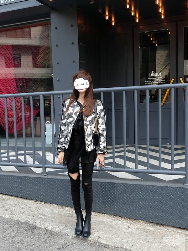 eva 6 월 6 월 소스 한 부서 하이웨이스트 펭 넓적 다리 신축성 찢어진 부분 데님 작은 발 바지 여성 밝은색 타이트 다용도 스키니진 상세 이미지 9