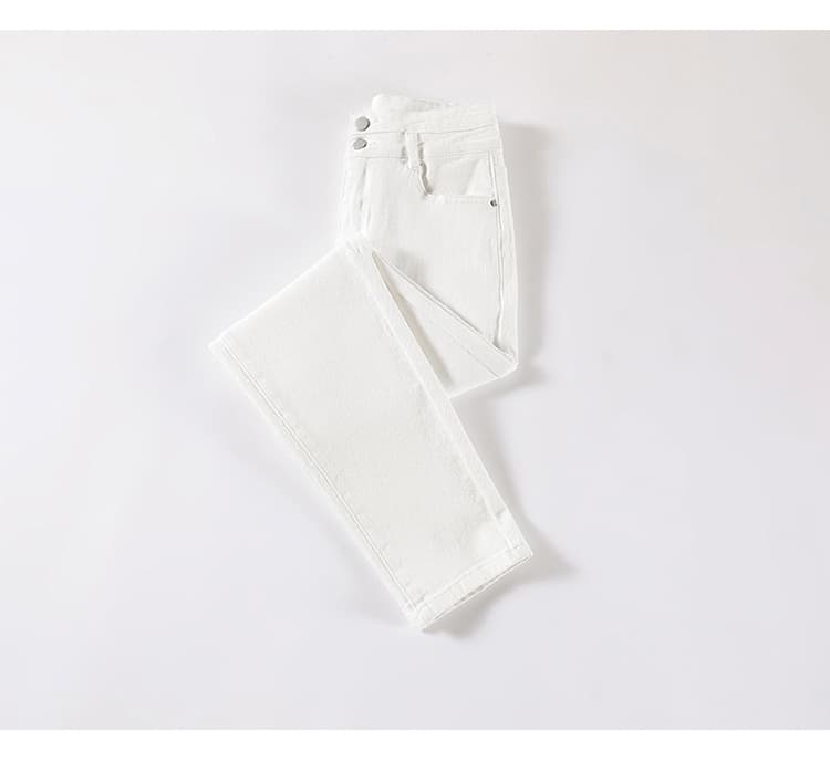 amr uu 복지 섹션 하이웨이스트 슬림해 보이는 하렘 바지 9 포인트 담배 파이프 바지 작은 청바지 여성 봄 아모이 상세 이미지 32