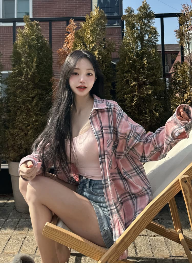 펭 넓적 다리 반바지 노출 방지 데님 바지 반신 스커트 여성 한국 스타일 레트로 하늘색 슬림해 보이는 한 마디 짧은 치마바지 상세 이미지 21