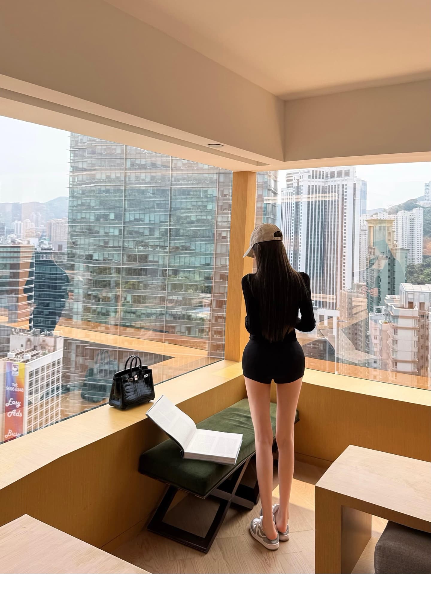 cher 챠오어 수퍼 모델 비율 펭 넓적 다리 타이트 스커트 반바지 여성 여름 검정색 캐주얼 바지 핫걸 핫 바지 상세 이미지 16
