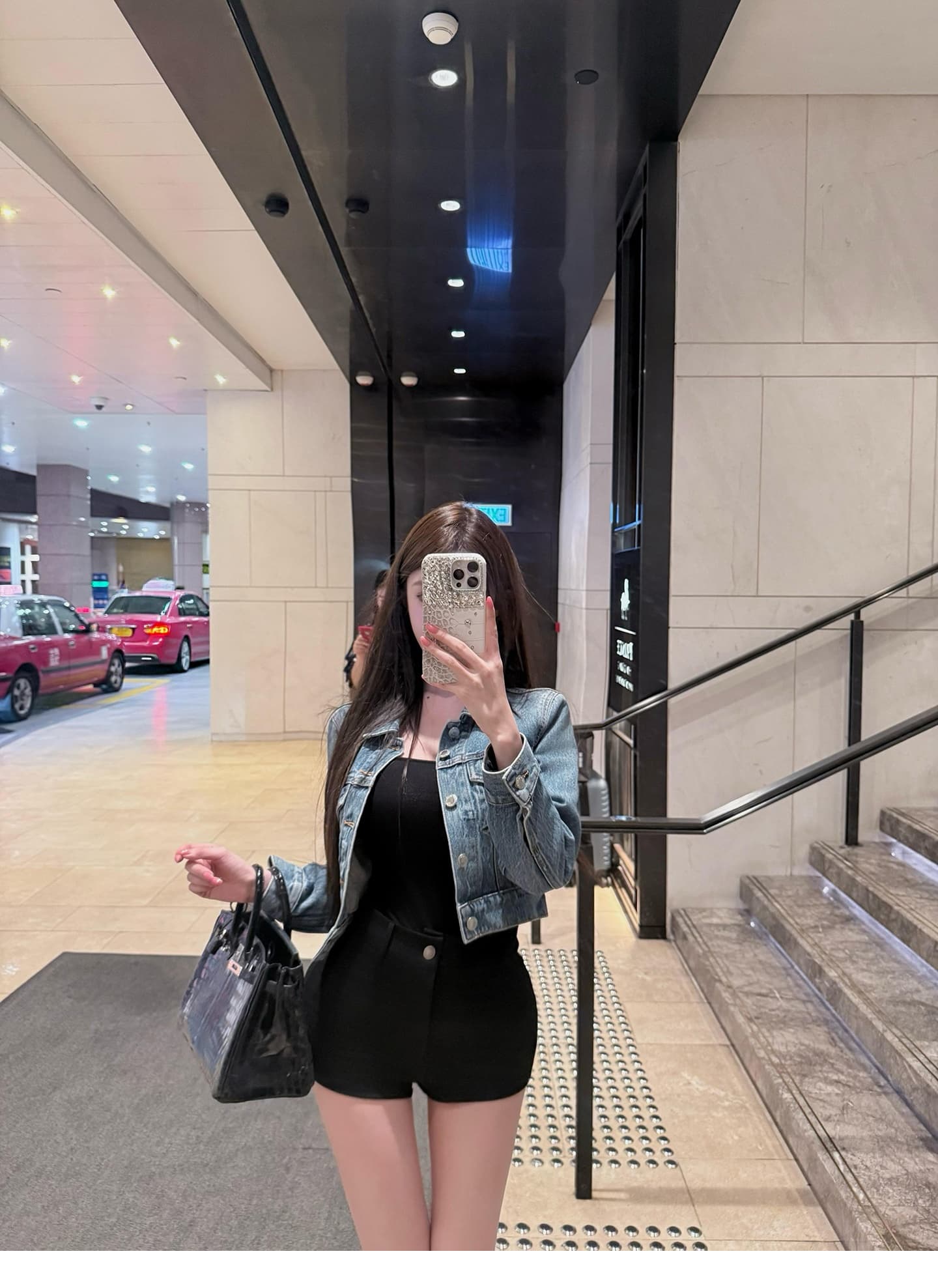 cher 챠오어 수퍼 모델 비율 펭 넓적 다리 타이트 스커트 반바지 여성 여름 검정색 캐주얼 바지 핫걸 핫 바지 상세 이미지 33