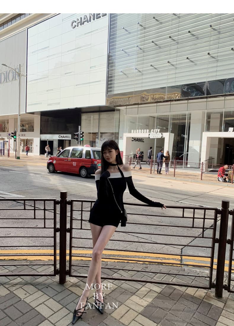 펭 넓적 다리 안녕하세요. 팬 팬 앞이 짧고 뒤가 길다 디자인 진짜 착용 부서 슬림해 보이는 반바지 여성 봄 가을 블랙 둘 색상 캐주얼 바지 상세 이미지 12