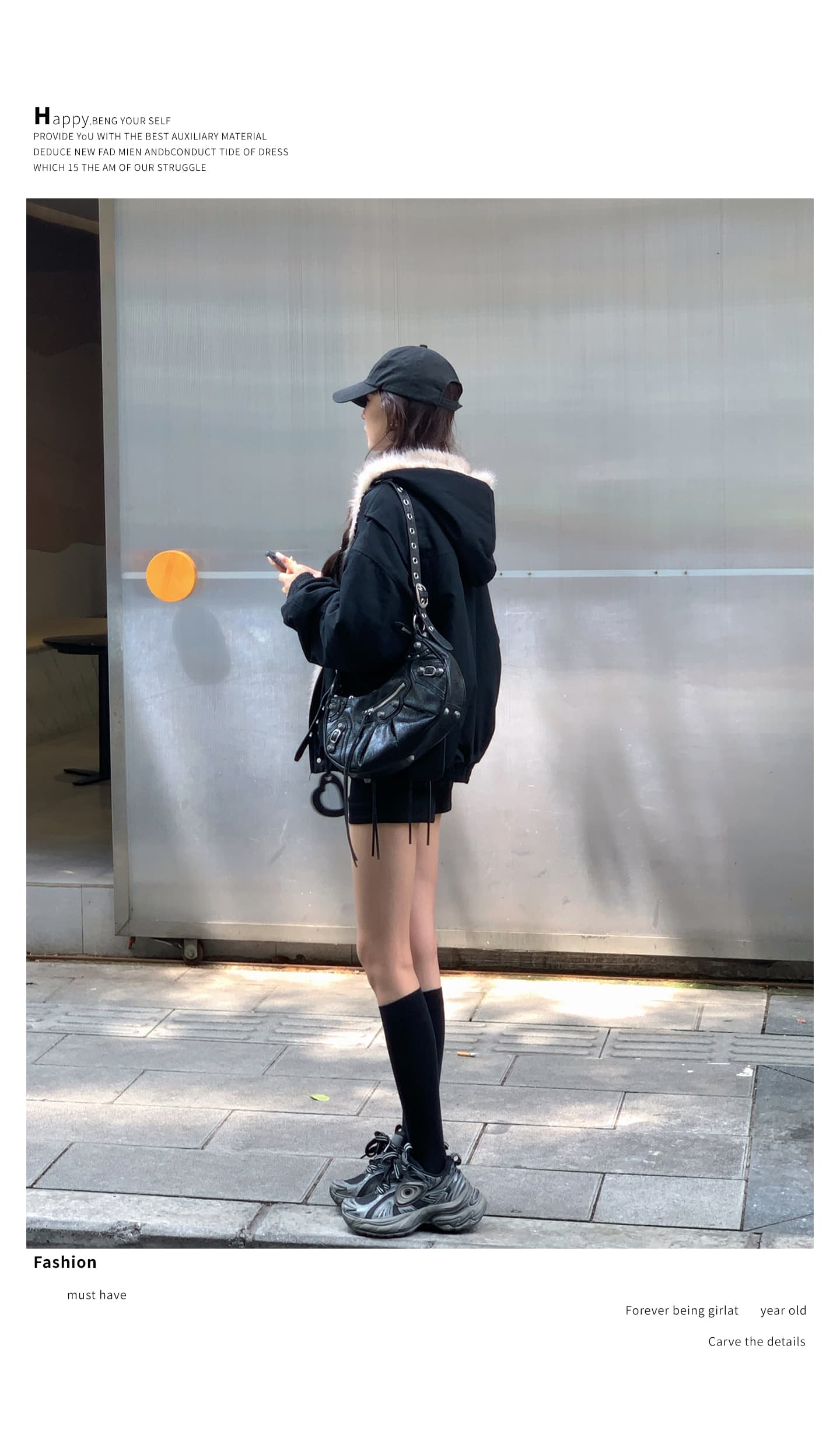 좌 산 조각 플리스 후드 면 의류 남녀 겨울 아메리칸 디자인 센스 두꺼운 면 옷 상세 이미지 10