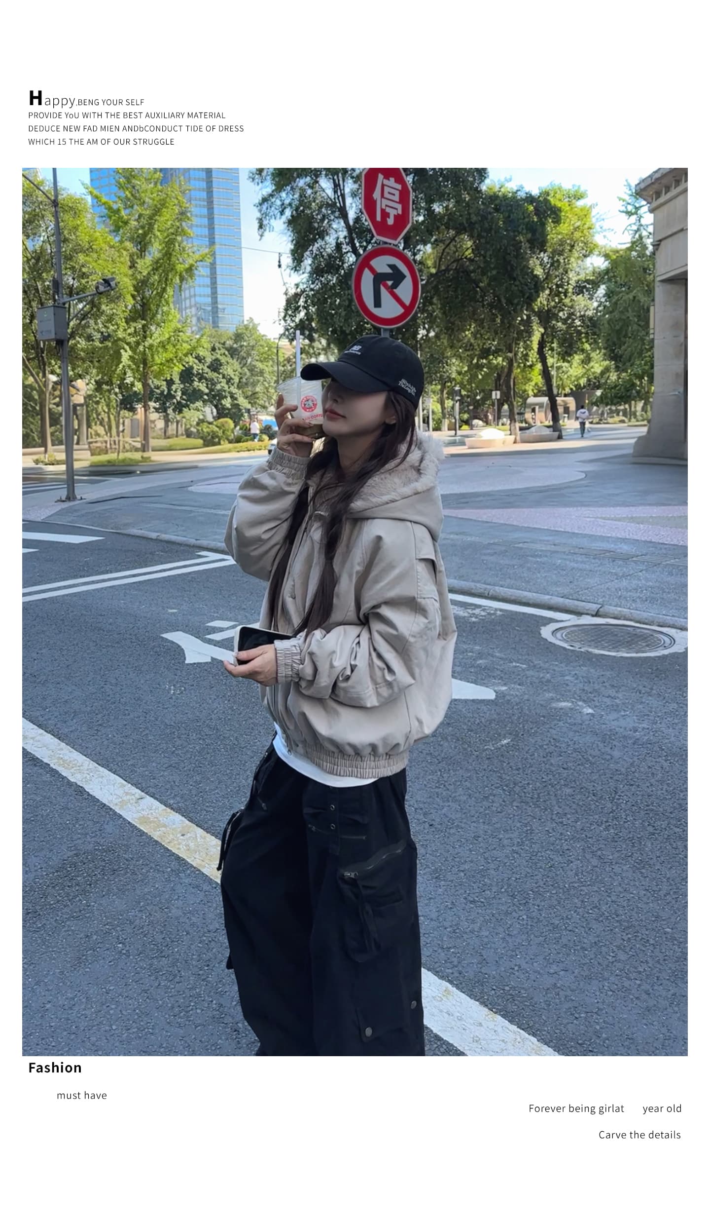좌 산 조각 플리스 후드 면 의류 남녀 겨울 아메리칸 디자인 센스 두꺼운 면 옷 상세 이미지 28