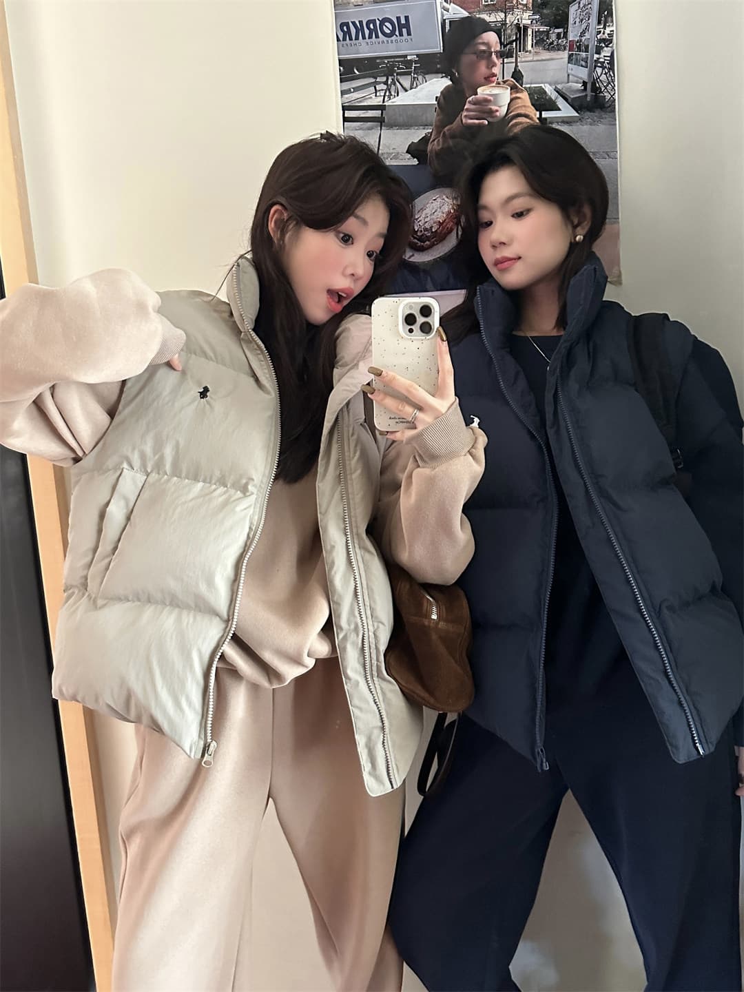 한 부서 다운 코튼 베스트 여자 스택 착용 어깨 외부 가져 가라. 가을 겨울 보온 두꺼운 패딩 재킷 조끼 조끼 자켓 상세 이미지 5