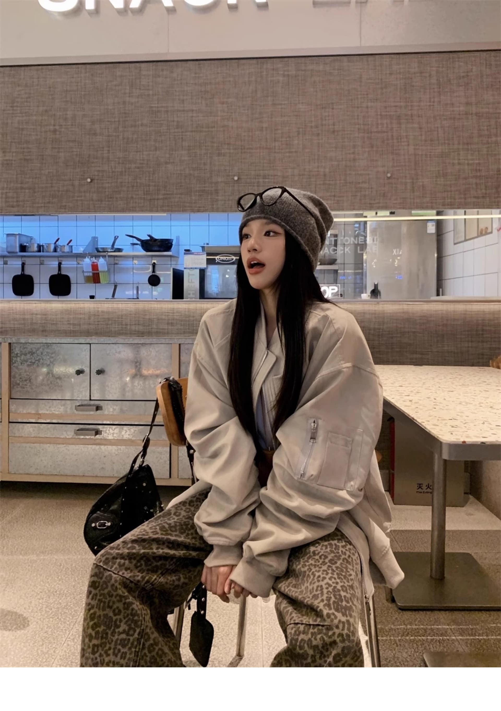 아메리칸 플라잉 재킷 면 의류 솜을 넣은 재킷 남자 여성 의류 이른 봄 얇은 스타일 커플 루즈핏 빅 사이즈 두꺼운 야구 유니폼 상세 이미지 10