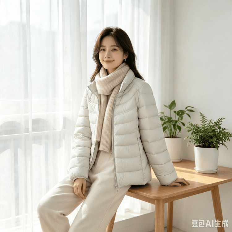 새로운 2026 폭발 일본과 한국 얇고 가벼운 면 의류 여성 겨울 빅 사이즈 미니멀리즘 쇼트 스타일 보온 만나는 외출용 재킷 상세 이미지 26