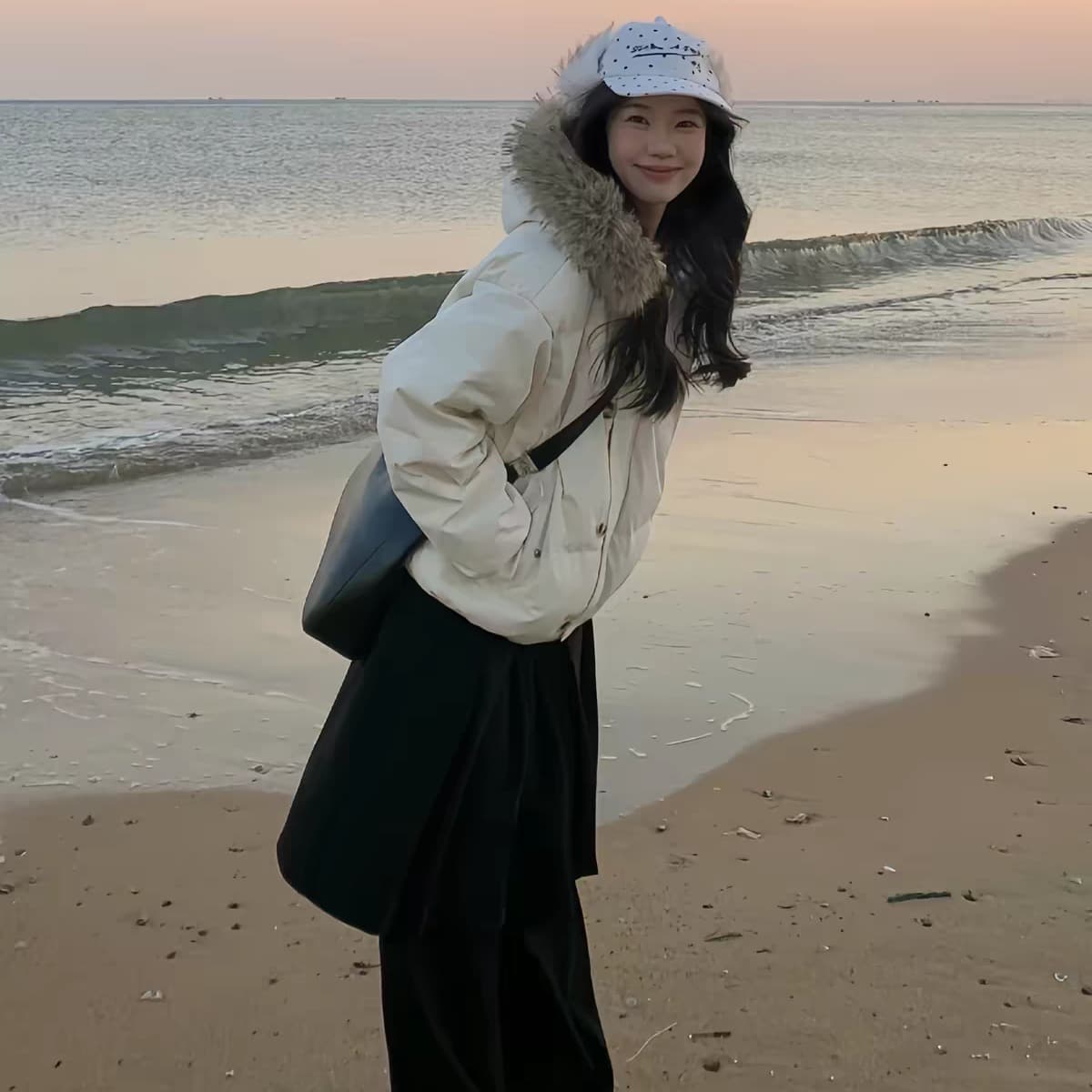 아메리칸 아래 면화 의류 여성 2026 새로운 겨울 두꺼운 보온 면 옷 Parker 서비스 슈퍼 잘 생긴 목화 진딧물 여성 코트 이미지 3
