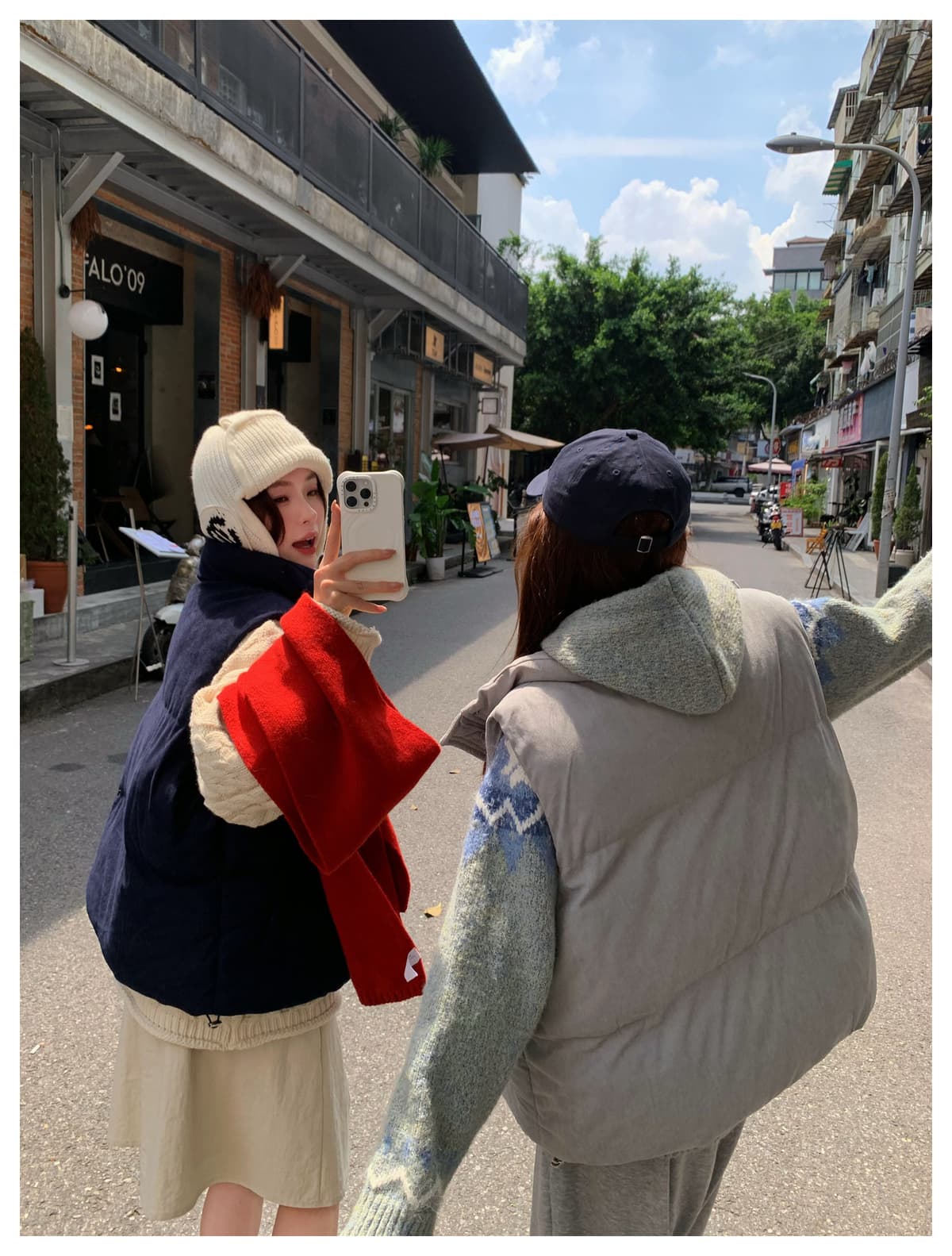 가을 겨울 새로운 다운 조끼 여자 외출용 니트 두꺼운 보온 조끼 작은 키 패션 조끼 재킷 상세 이미지 13