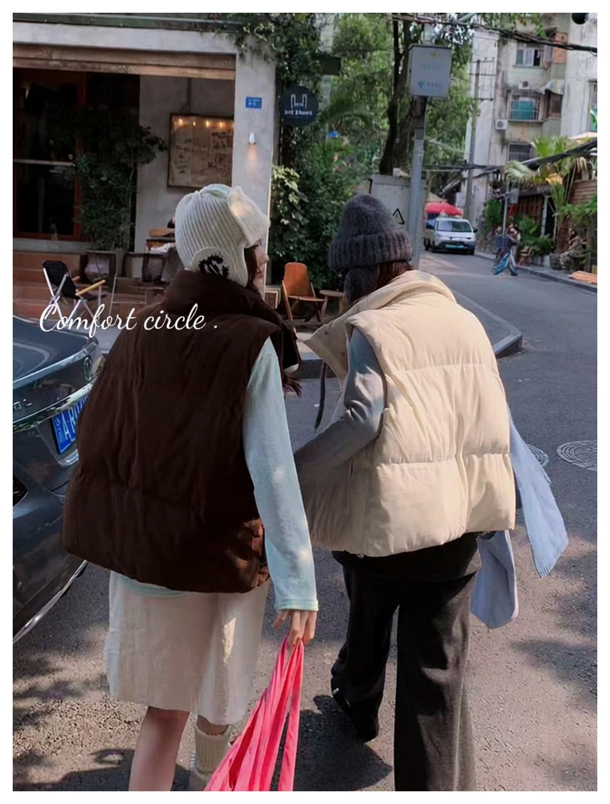 가을 겨울 새로운 다운 조끼 여자 외출용 니트 두꺼운 보온 조끼 작은 키 패션 조끼 재킷 상세 이미지 20