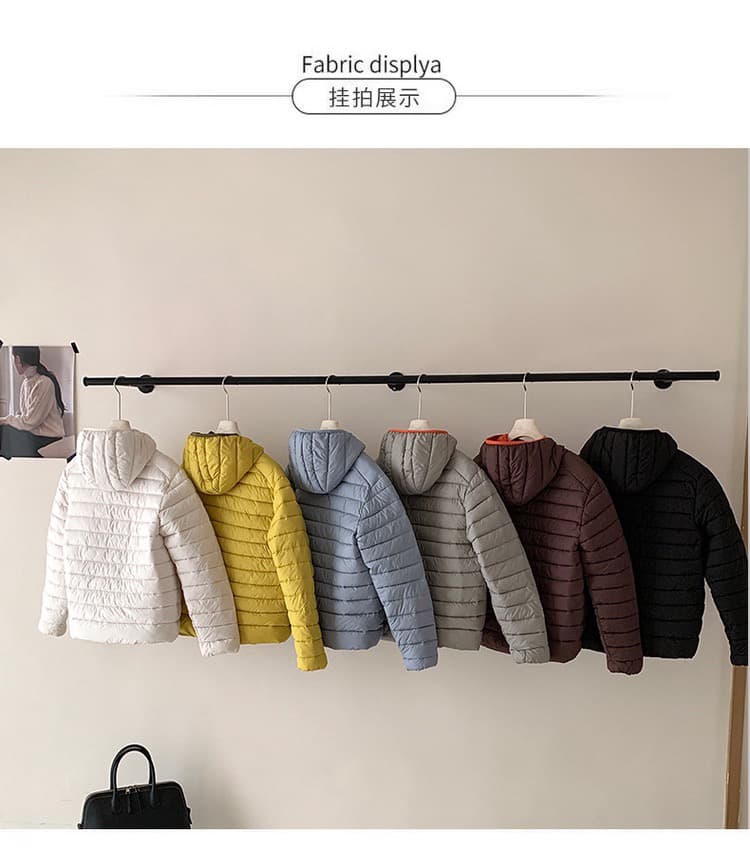 탐험 새겨 져 있음 tanke 가을 겨울 커플 갈비 살 다운 재킷 방풍 보온 후드 남녀 패션 면 옷 재킷 상세 이미지 3