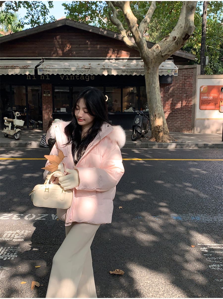 나 원하는 10 십억 면 의류 여성 겨울 2026 새로운 쇼트 스타일 작은 키 슈퍼 잘 생긴 올해 인기 여성의 아파트 꿀 폭발 상세 이미지 10